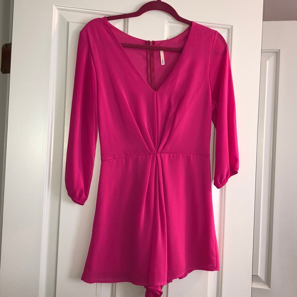 Hot Pink Romper
